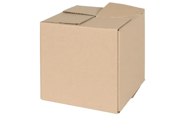 Foldbar Opbevaringskasse - 50 Stk Naturfarvet Pap, 20 × 20 × 20 Cm