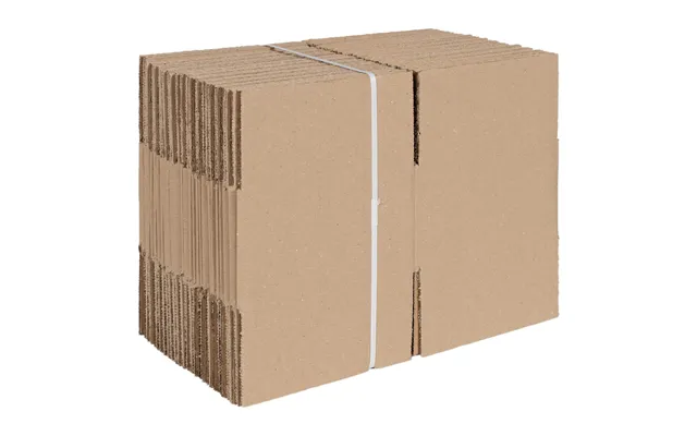 Foldbar Opbevaringskasse I Pap - 50 Stk, Natur, 15 × 15 × 8 Cm