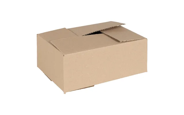 Foldbar Opbevaringskasse I Pap - Natur, 25 × 17,5 × 10 Cm, 50 Stk