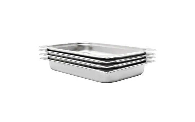 Gastronorm Beholdere Gn 1 1 - 65 Mm, Rustfrit Stål, 4-pak