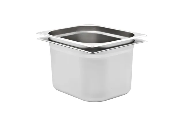 Gastronorm Beholdere Gn 1 2 - 200 Mm Rustfrit Stål, 2 Stk.