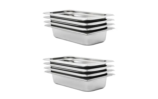 Gastronorm Beholdere Gn 1 3 - 65 Mm, Rustfrit Stål, 8 Stk.