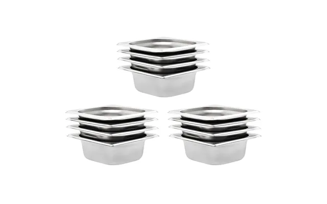 Gastronorm Beholdere Gn 1 6 - 65 Mm, Rustfrit Stål, 12 Stk.