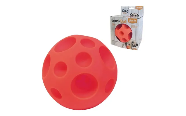 Gloria Snackball Hundelegetøj - Gummi, 12 Cm, Orange