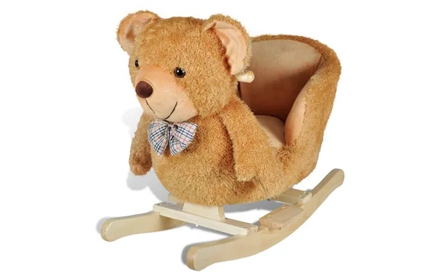 Gyngedyr Bjørn - Blød Babygynge 12 Mdr., Max 25 Kg
