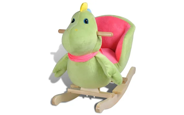 Gyngedyr Dinosaurus - Plys Babygynge 60 × 32 × 54 Cm