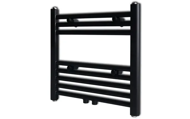 Håndklæderadiator 48 × 48 Cm - Centralvarme, Lige, Sort