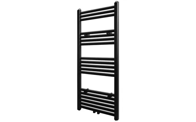 Håndklæderadiator 50×116 Cm - Centralvarme, Lige, Sort