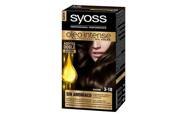 Hårfarve Permanent Syoss Oleo Intense - Kastanje 3.10 Uden Ammoniak
