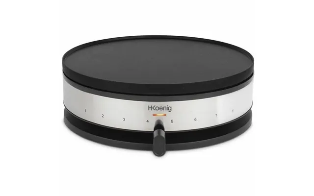 Hkoenig Krep56 Pandekagemaskine - 1.500 W, Sort Grå