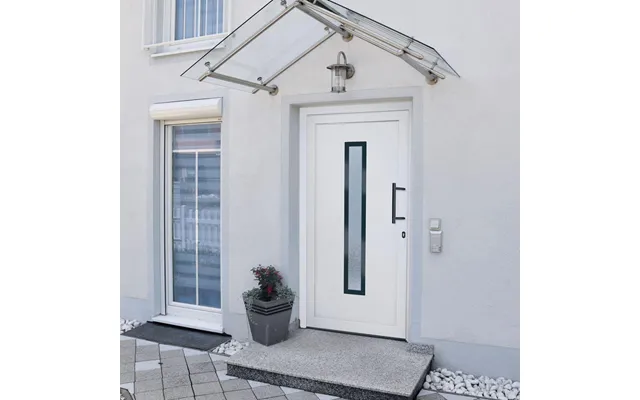 Hoveddør 108x200 Cm Pvc Hvid
