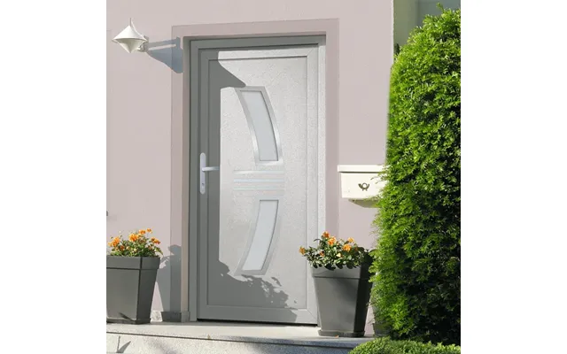 Hoveddør 98x200 Cm Pvc Hvid
