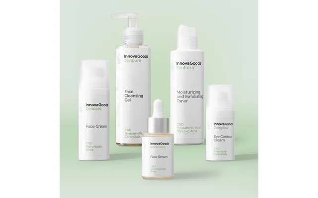 Hudplejesæt Med Cbd - Ansigtsrutine