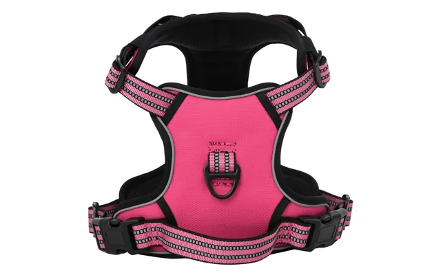 Hundesele Med Refleksstriber Str. Xl Justerbar Pink