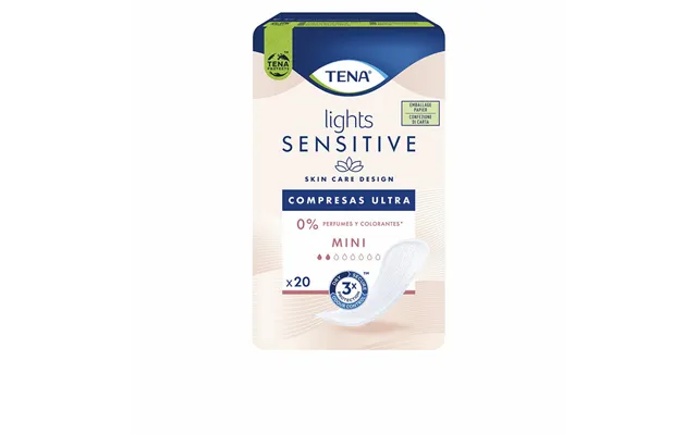 Hygiejnebind Til Let Urinlækage Tena Lights Sensitive Mini - 20 Stk