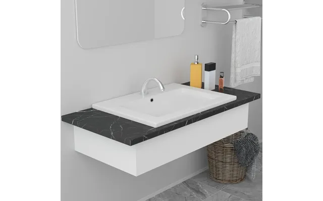 Indbygget Håndvask 61 × 39,5 × 18,5 Cm - Keramisk, Hvid