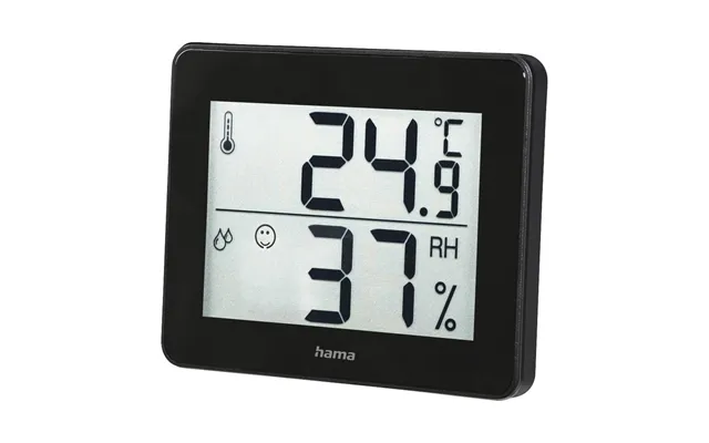 Indendørs Termometer Hygrometer Hama Th-130 - Hvid Sort