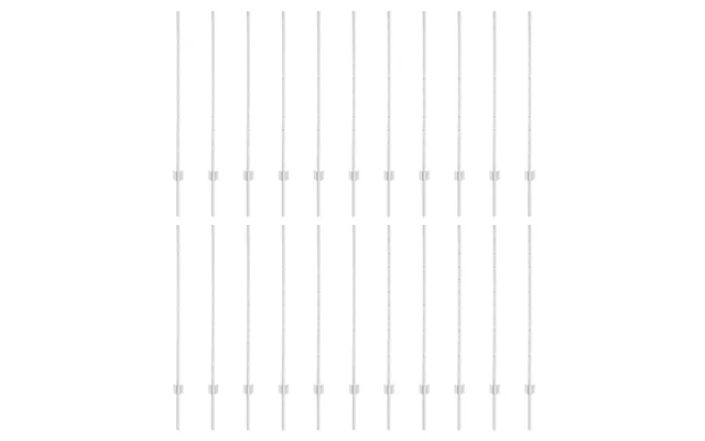 Indlejrede Hegnspæle 22 Stk - 160 Cm