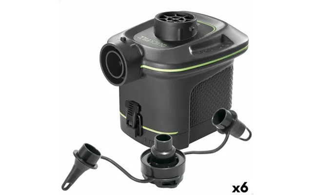 Intex Quick Fill Elektrisk Luftpumpe - 6 Enheder, Sort