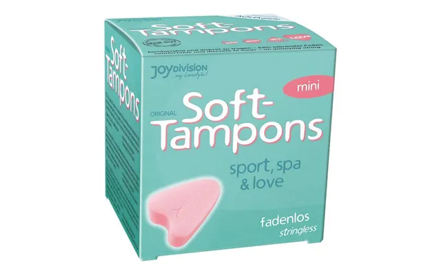 Joydivision Soft-tampons Mini - Sport, Spa & Love 3 Stk