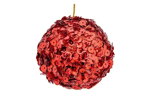 Julekugler Rød Ø 10 Cm - Krist 6 Stk.