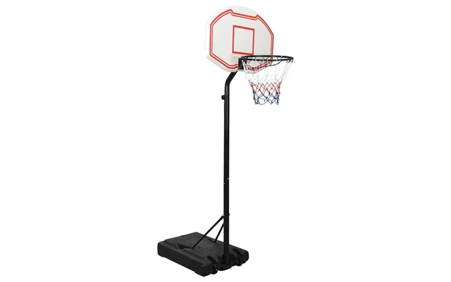 Justerbart Basketballstativ 237-307 Cm I Polyethylen - Hvid