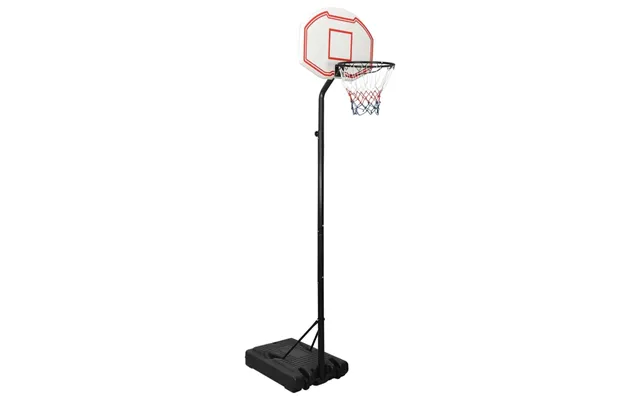 Justerbart Basketballstativ 282-352 Cm - Polyethylen, Hvid
