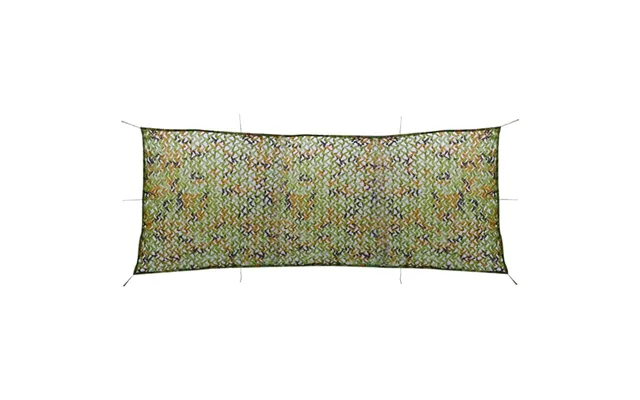 Kamuflagenet Med Opbevaringspose - 1,5 × 4 M, Grøn Camouflage