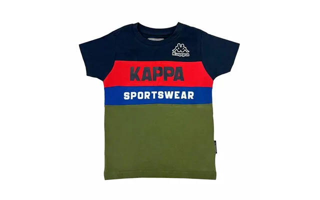 Kappa Kortærmet T-shirt Til Drenge, Marineblå - 5 År