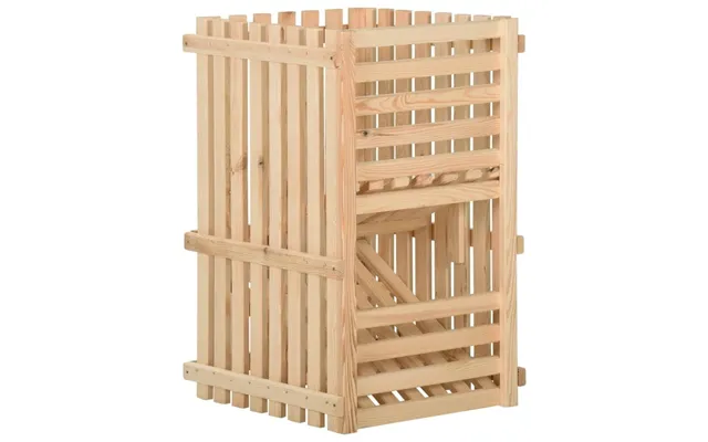 Kartoffelkasse 50×50×80 Cm I Massivt Fyrretræ - Dobbeltlags Opbevaringskasse