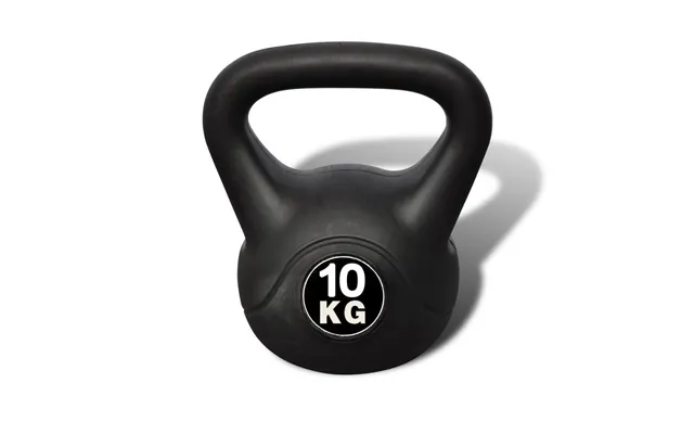 Kettlebell 10 Kg - Beton Med Plastbelægning