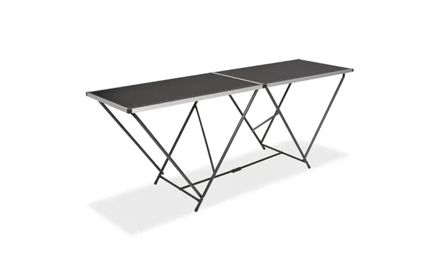 Klapbord Til Tapetsering - Mdf Aluminium 200 × 60 × 78 Cm