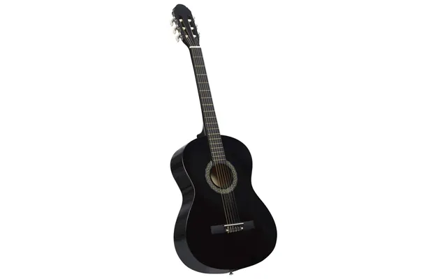 Klassisk Guitar 4 4 39 I Lindetræ - Sort Begynderguitar