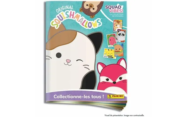 Klistermærkealbum Panini Squishmallows - Chrom-album