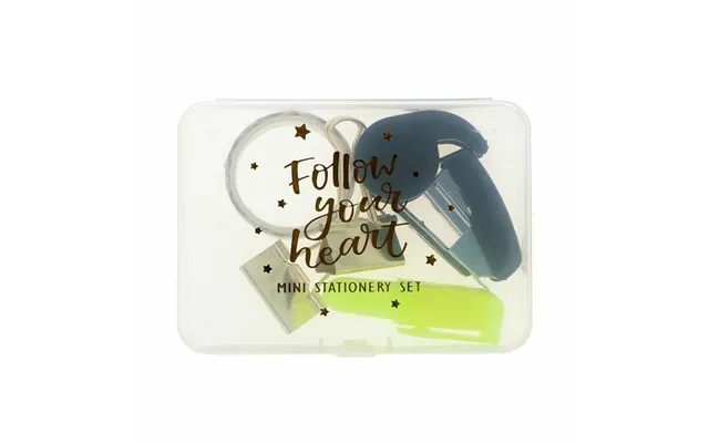 Kontorsæt Mini Inca - Follow Your Heart, 6 Dele