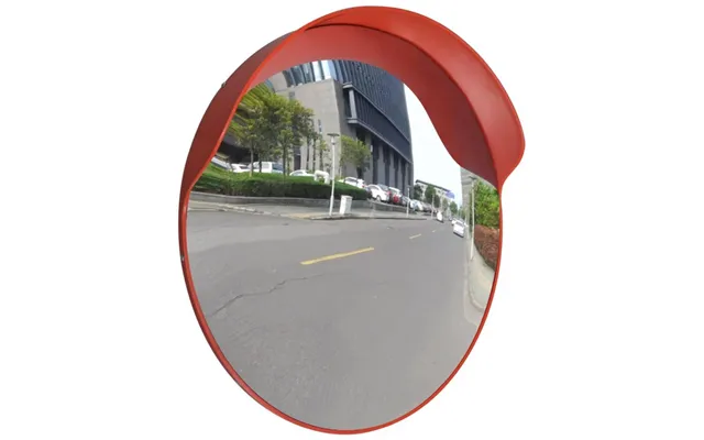 Konvekst Trafikspejl - Pc Plast, Orange, 60 Cm, Udendørs