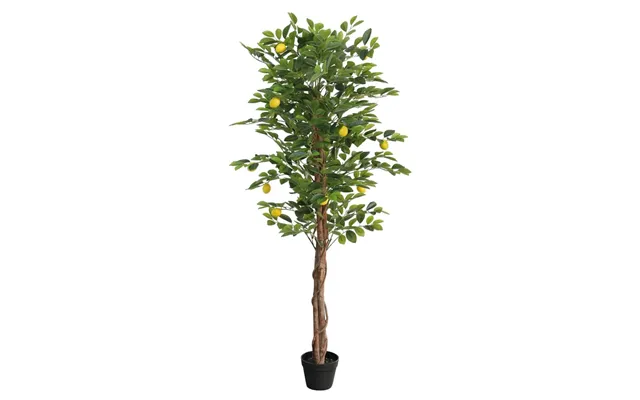 Kunstigt Citrontræ Med 3 Stammer 180 Cm Pp Grøn