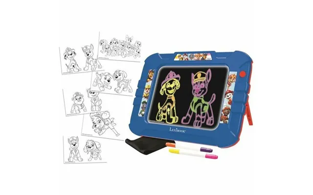 Legetavle Med Lys Lexibook Paw Patrol - Blå Akryl