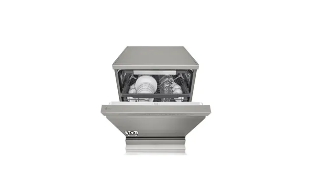 Lg Df355fp Opvaskemaskine - 60 Cm, Stål, Wi Fi