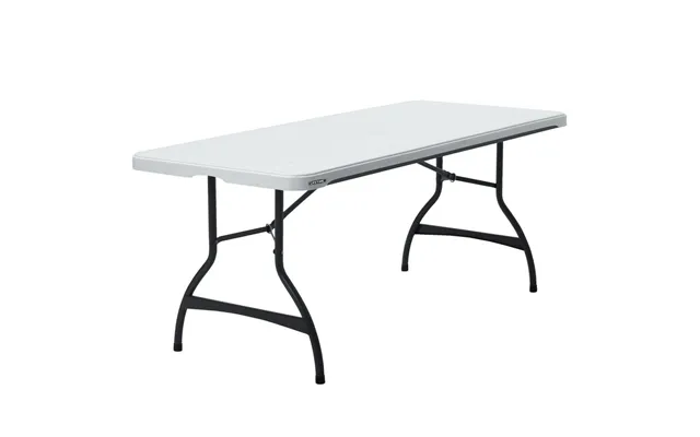 Lifetime Sammenklappeligt Bord - Hvid, 182 × 74 × 76 Cm