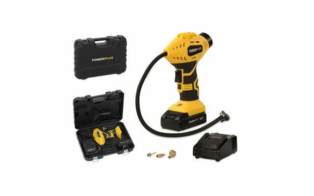 Luftkompressor Powerplus Powx1700 - Batteridrevet, Gul