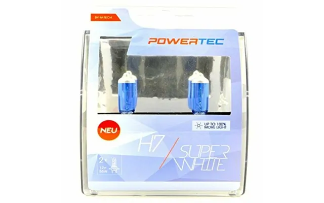 M-tech Ptzsw7-duo H7 Halogenpærer 12 V - Super White