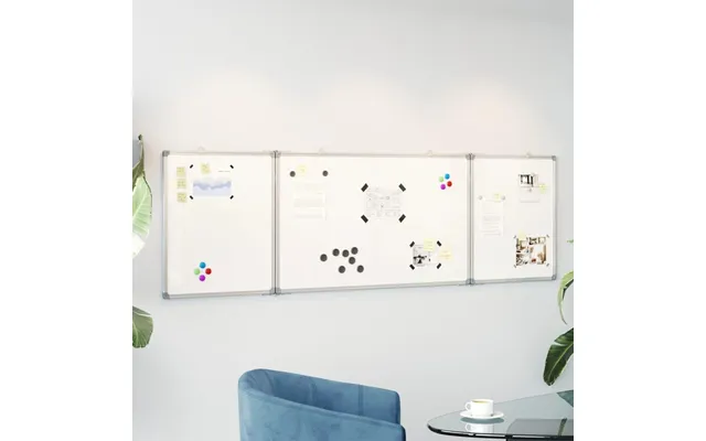 Magnetisk Whiteboard 200 × 60 Cm - Foldbart Med Aluminiumsramme
