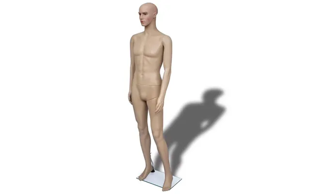 Mannequin Mand A - Mandlig Mannequindukke, Beige, Glasbase