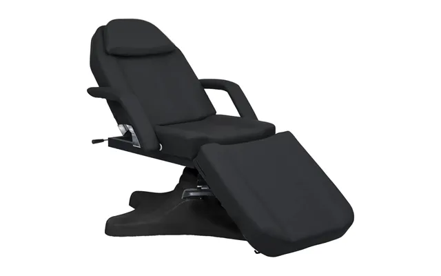 Massagebord 180 × 62 × 86,5-118 Cm - Sort Drejeligt Behandlingsbord Med Gasløft