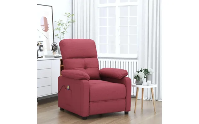 Massagestol I Stof - Vinrød, Manuel Recliner Med 6 Vibrationszoner