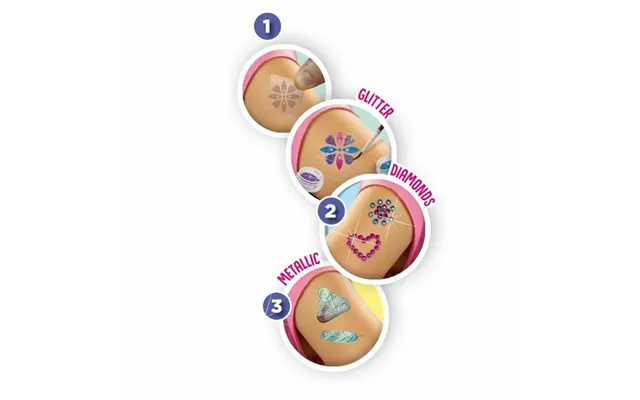 Midlertidige Tatoveringer - Ses Creative, Multifarvet
