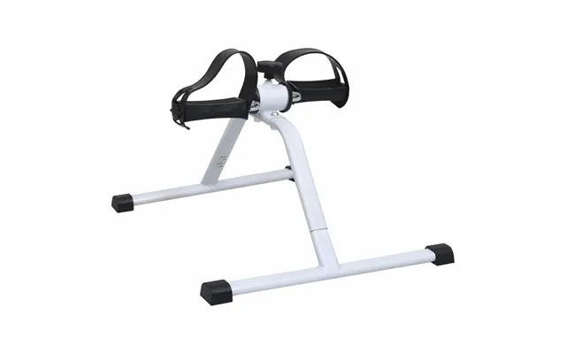 Mini Motionscykel Til Cardiotræning - Kompakt Pedaltræner, Sort Sølv