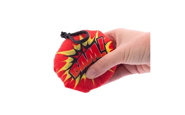 Mini Stressbold Med Karabinhage - Tegneserie-lyde