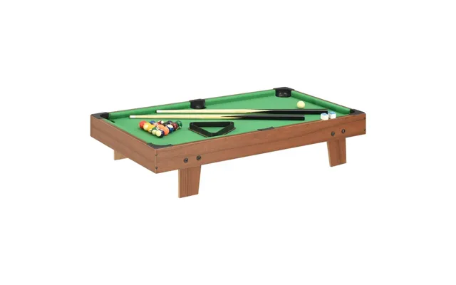 Mini-poolbord 92 × 52 × 19 Cm - Brun Grøn